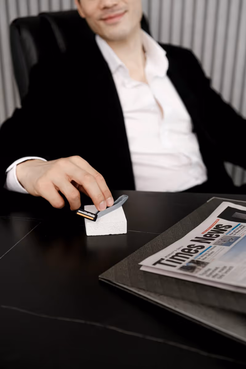 Image 9 of มีดโกน 2 ใบมีด ROX II